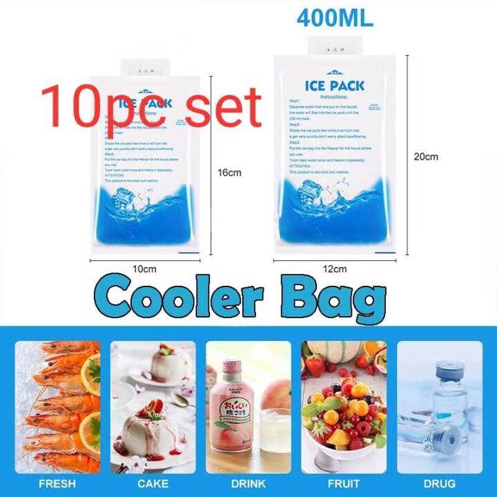 【CDO】Reusable Gel Ice Bag Insulated Dry Cold Ice Pack For Massage Gel