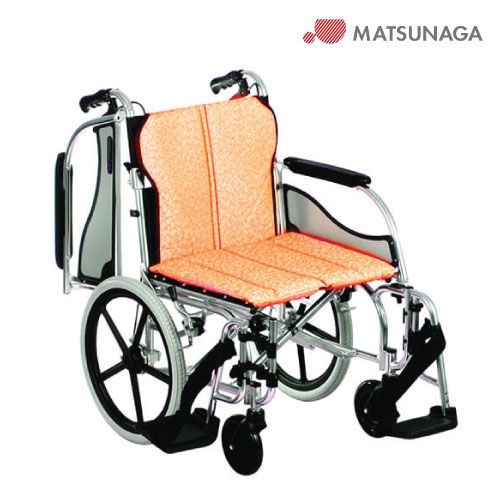 matsunaga-รถเข็นวีลแชร์-รุ่น-mw-sl4d-ล้อเล็ก-ต้องมีผู้ช่วยเข็น