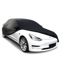 Car Cover For Tesla Model 3 Model Y Sunshade Insulated High-Elastic Protective Elastic Stretch Cotton Tight Anti-Dirt Model3y