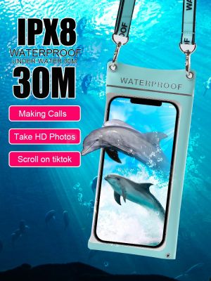Waterproof Phone Case Pouch Bag For iPhone 14 13 12 11 Pro Max Samsung S23 Huawei WaterProof CellPhone Mobile Smartphone Cover