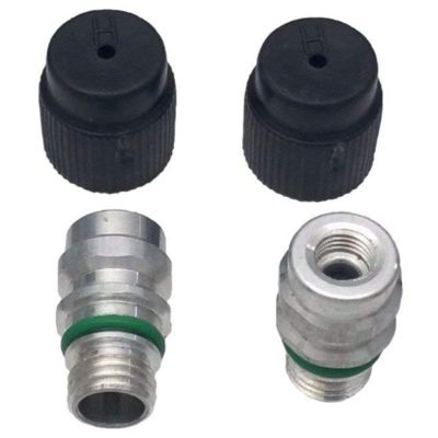 (5 Count) M12x1.5 Male High Side A/C Charge Port Valve Includes Caps For MT0105,800-955, 59946,GM 52458184, 15-5438