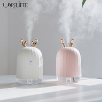 Uareliffe 220ML Air Humidifier Aroma Essential Diffuser สำหรับรถบ้าน USB Fogger Mist Maker ไฟ LED