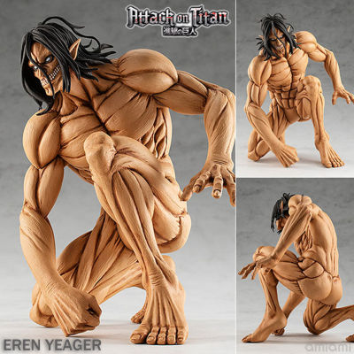 Figure ฟิกเกอร์ Pop Up Parade จากการ์ตูนเรื่อง Attack on Titan Shingeki no Kyojin ผ่าพิภพไททัน Eren Yeager เอเลน เยเกอร์ เอเรน เย เกอร์ ร่างไททัน ยักษ์ ไททัน Ver Anime Hobby โมเดล ตุ๊กตา อนิเมะ การ์ตูน มังงะ ของขวัญ Doll manga Model New Collection Gift