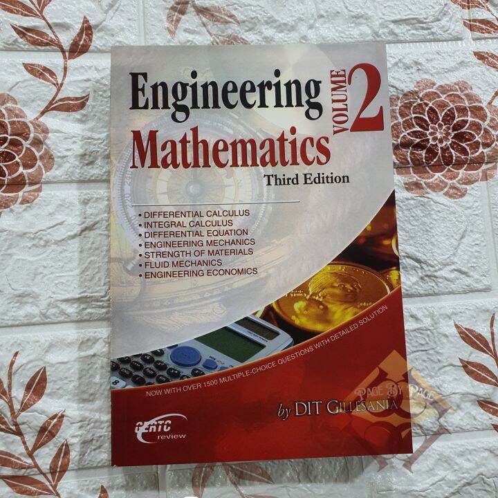 Engineering Mathematics volume 2 third edition By; DIT Gillesania ...