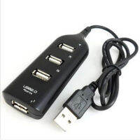 เครื่องแยก USB 2.0แบบเสียบได้ความเร็วสูงฮับ USB ตัวเชื่อมสายเปลี่ยนได้ร้อน USB การขยายแบบ1-4