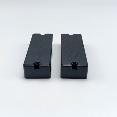 ；‘【；。 2 Pcs 2 Screw Hole Sealed Closed Type Pickup Covers/Lid/Shell/Top For 5 String Bass Guitar /Guitar Parts