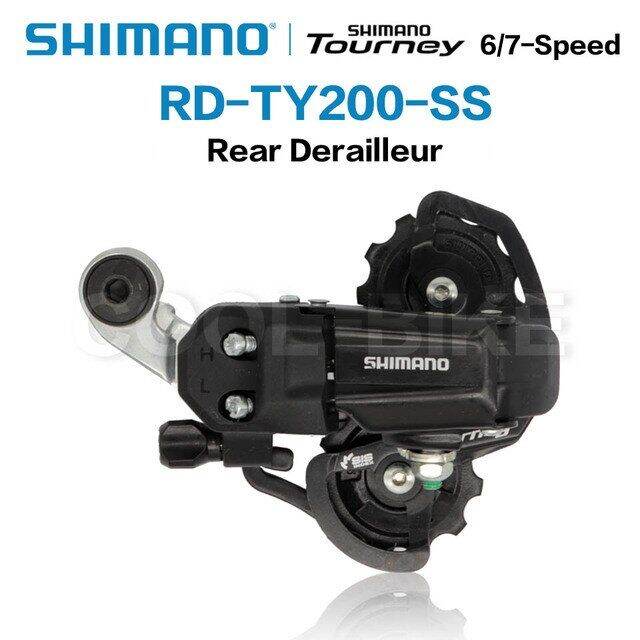 Shimano Tourney Rd Ty200 Gs Ss 6s 7s 6 Speed 7 Speed Rear Derailleur ...