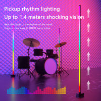 RGB LED Floor lamp Indoor Home Decoration 141cm Highly DIY Floor Lamp Living Rome Art Decor Atmospheric Standing Stand Lighting