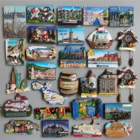 【YF】❒  Fridge magnets tourist souvenir Switzerland Reykjavik Iceland Belgium BAHRAIN New Norway Sweden Refrigerator Stickers