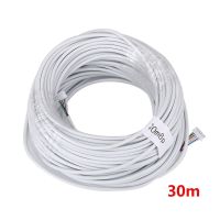 30M 2.54*6P 6 wire cable for video intercom Color Video Door Phone doorbell wired Intercom cable