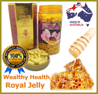 รอยัลเยลลี่ นมผึ้ง Royal Jelly Wealthy Health 10 HDA 6% MAX 1225 MG เวลติเฮลล์ 365 เม็ด (ทาน 1 ปี ) มี อย.ไทย