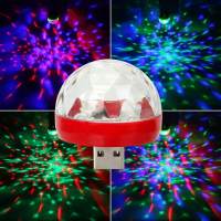 #Ready Stock# Red USB Club Disco Magic Stage Effect Lights Decorative Lamp Universal DJ RGB Lamp Car LED Atmosphere Lights Auto Interior Lights