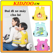 Đai đi xe máy cho bé từ 1 đến 12 tuổi an toàn khi cho trẻ đi xe KIDZOO.CM