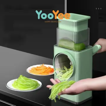 CHYU Penggiling Sayur Vegetable Cutter Slicer Tabletop Drum Grater