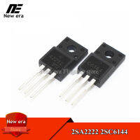 10Pcs 5คู่2SA2222 2SC6144 TO-220F (5Pcs X A2222 + 5Pcs X C6144) เครื่องพิมพ์เมนบอร์ดชิป Triode ใหม่