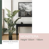 Monstera 90-120-150CM - ต้นมอนสเตร่า ต้นไม้ปลอมเกรดพรีเมี่ยมเพื่อการตกแต่ง ต้นไม้ประดิษฐ์ ต้นไม้ปลอมขนาดใหญ่ Artificial Premium Plant for home decoration