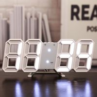 นาฬิกาดิจิตอลติดผนัง ไฟ LED 3D digital clock