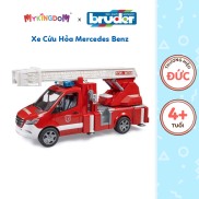 Đồ Chơi BRUDER Xe Cứu Hỏa Mercedes Benz Và Thang Xoay