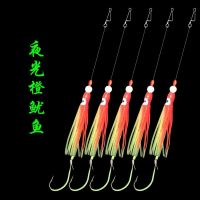 Sea hairtail Spanish mackerel yellow chicken head shot to tie up the hook noctilucent big gear