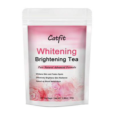 CatFit Natural Whitening Brightening Tea ปรับปรุงโทนสีผิวหมองคล้ำ Antioxidant Beauty Detox ส่งเสริมการเผาผลาญ