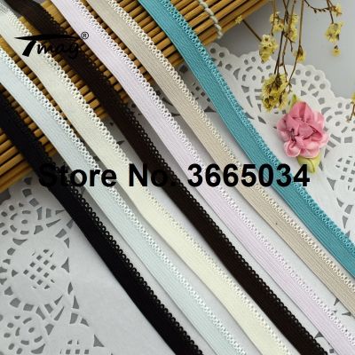 ♝▤☒ 1568 1569 1576 1699 Lace Elastic Band 8yards/Lot Waistband Rubber Hair Nylon Webbing Pants Bra Accessories Sewing