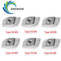 KINGROON 20Pcs T-Shaped Hammer Nut M3 M4 M5เลื่อน Nut Fastener Connector 1515 2020 3030อลูมิเนียม Extrusion 3D ชิ้นส่วนเครื่องพิมพ์