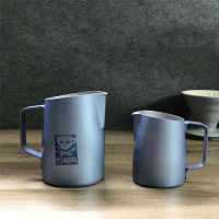 420600ml Tiffany Green Coffee Milk Jug Stainless Steel Frothing Pitcher Pull Flower Cup Espresso Frothers Mug For Barista