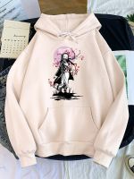 Anime Demon Slayer Kamado Nezuko Cartoon Print Hoodies Ladys Oversize Comfortable Losoe Sweatshirt Womens Spring All-Match Tops Size Xxs-4Xl