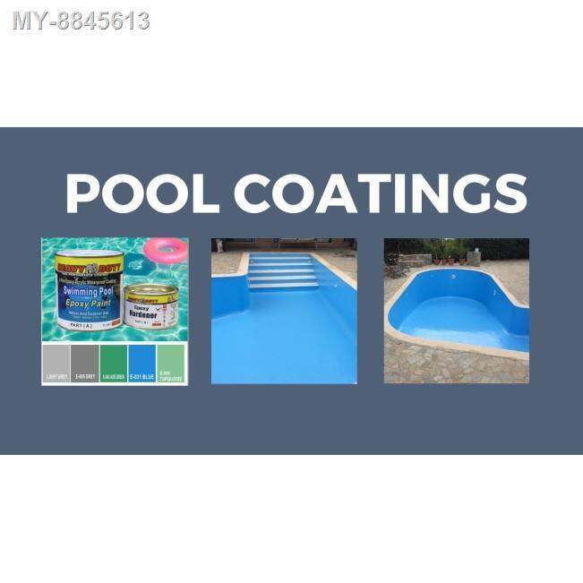 ﺴ♀ Swimming Pool Epoxy Paint • Heavy Duty • 2Part Epoxy Acrylic