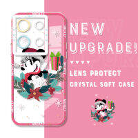 Casing Ponsel สำหรับ Infinix Note 30 VIP OPPO Reno10 Pro 5G Reno10 Pro + 5G เคสคริสตัลการ์ตูนกันกระแทกของแท้ปลอกอ่อนเคสโปร่งใสป้องกันกล้องของคลุมทั้งหมด