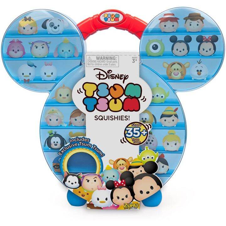 [ORIGINAL] DISNEY TSUM TSUM SQUISHY CARRY CASE (5830) | Lazada