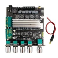 ZK-TB22 2.1 Channel Bluetooth Audio Amplifier Board with DC Cable TPA3116D2 50Wx2+100W Tweeter Subwoofer Module