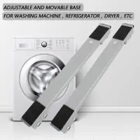 Universal Mobile Roller Bracket 24 Wheel Refrigerator Base Mount Movable Racks Dryer Holder Adjustable Washing Machine Stand