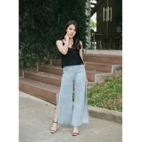 Miladi Jeans trousers MJ 143 กางเกงยีนส์เอวสูงขาบาน (All Color)