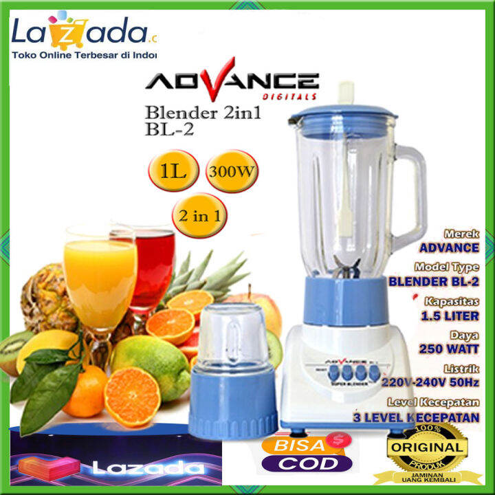 PROMO HARGA Blender Advance BL2 2 in 1 Garansi Resmi/Blender advance