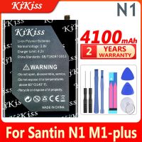 4100มิลลิแอมป์ Kikiss มีประสิทธิภาพ N 1สำหรับ Santin N1 M1บวกโทรศัพท์มือถือ