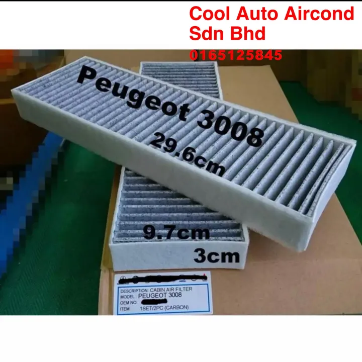 AIR COND CABIN FILTER PEUGEOT 3008 CABIN FILTER Lazada