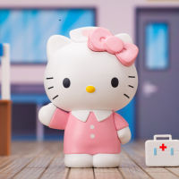 Sanrio Family Figure Cinnamoroll Kuromi Pompom Purin Mymelody Action Figurines Hard Working Day Series ตุ๊กตารูปปั้นของเล่น