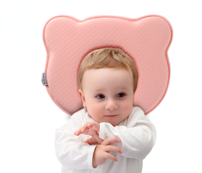 Solid Color Newborn 0-1 Year Old Baby Memory Soft and Comfortable Anti-flat Head Shaping Foam Baby Pillow Infant Accessories