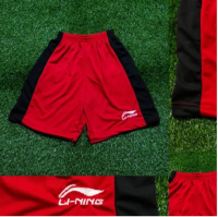 Kaos Atasan  pant shorts  Sepakbola sea games 2022 Timnas Indonesia Lining away home Putih Merah  pant shorts  lining sea games Terbaru-1