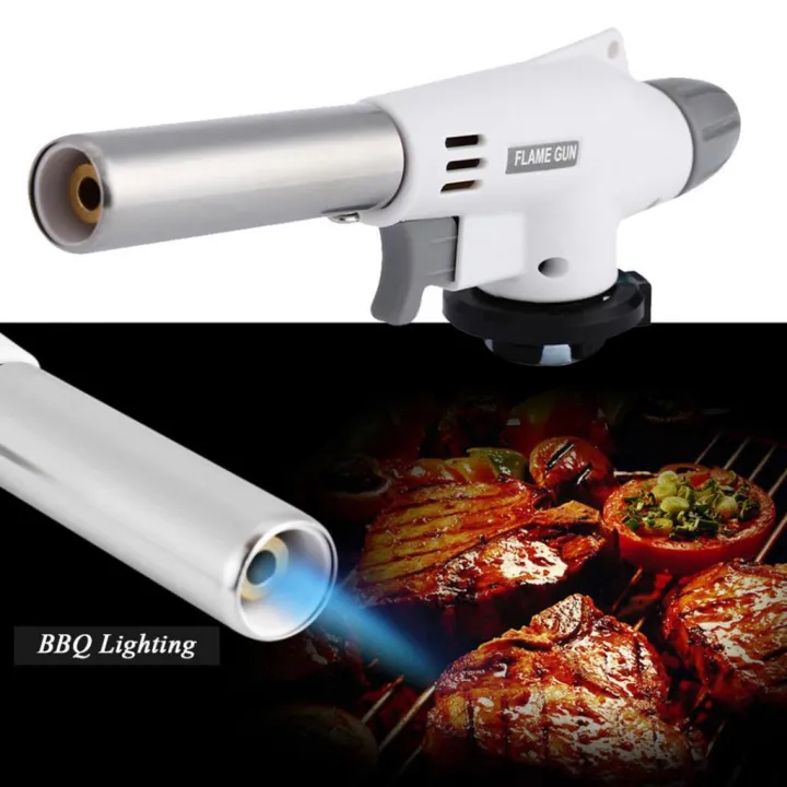 Spray gun torch large straight barbecue metal point charcoal gun lighters spray gun high