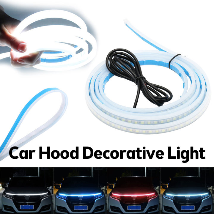 Hàng có sẵn】mui xe ô tô chạy ban ngày đèn nháy dây đèn LED linh ...