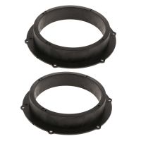 、‘】【； 2Pcs Black 6.5 Inch Car Speaker Mounting Sp Adaptor Rings For VW Magotan Skoda Car Stereo Audio Speaker Sp