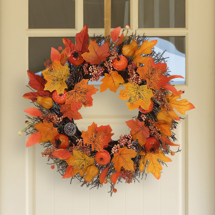 artificial-wreath-home-decoration-maple-wreath-christmas-wreath-thanksgiving-day-decoration-halloween-wreath