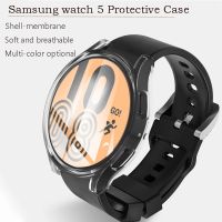 Watch Cover for Samsung Galaxy Watch 5 40mm 44mm TPU Plated Case All-Around Screen Protective Bumper Shell for Galaxy Watch5