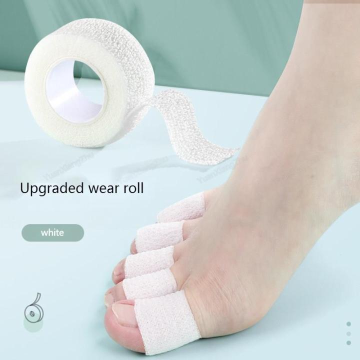1roll-toe-protector-pain-relief-women-heel-protector-foot-care-products-shoe-pads-high-heels-anti-wear-sticker-shoe-accessories-shoes-accessories