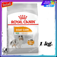 ส่งรวดเร็ว ? Royal Canin Mini Coat Care อาหารเม็ดสุนัขโต พันธุ์เล็ก ดูแลสุขภาพเส้นขน อายุ 10 เดือนขึ้นไป ขนาด 1 kg.  ✨