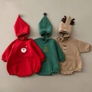 Christmas Children Winter Clothes Boys Girls Baby Long