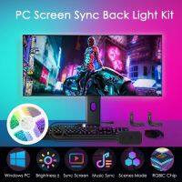 【LZ】✙℗✜  Smart RGB LED Backlight Strips Tiras de luz ambiente para Windows Monitor Sync Screen Tela ambiente Kit de iluminação Desktop Software Control