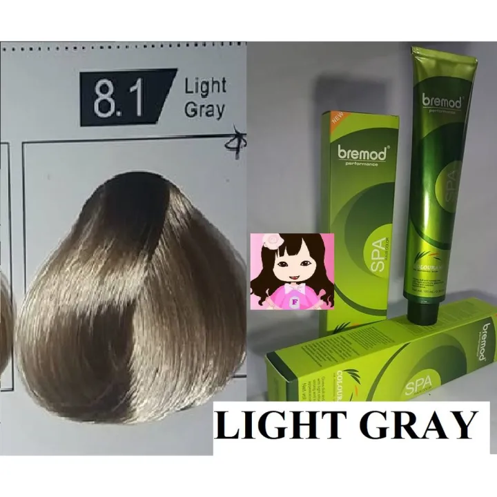 Bremod Hair colourant light gray 8.1 Lazada PH